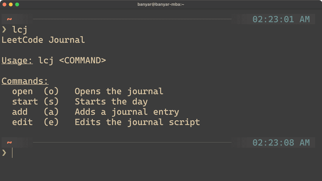 LeetCode Journal